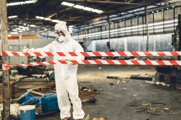 Professional Biohazard technician working in Norfolk, VA